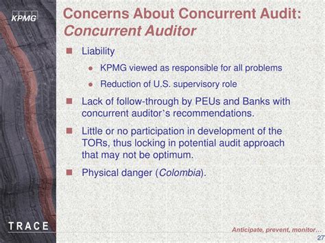 Concurrent Auditor Meaning