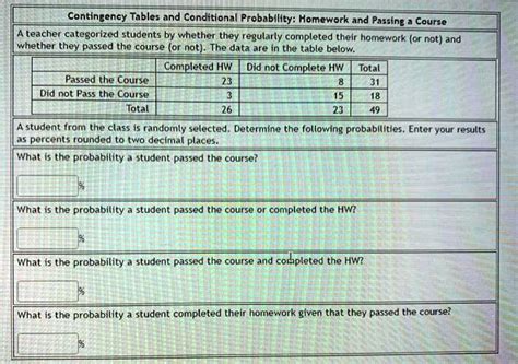 Download Conditional Probability Homework Problems 