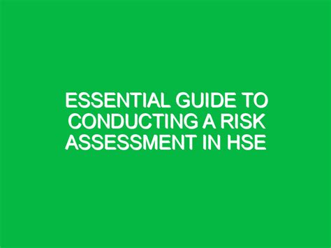 Full Download Conducting Risk Assessment Guide 
