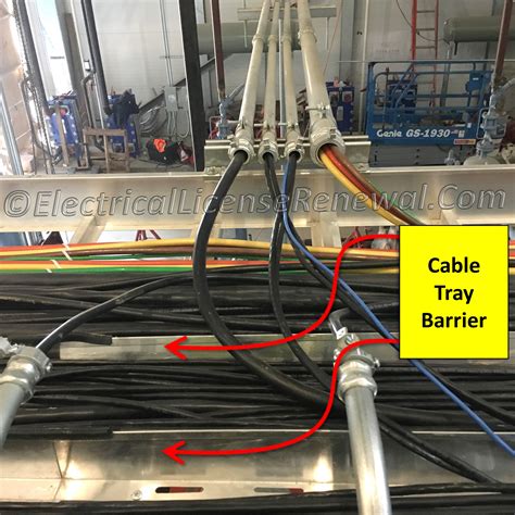 Conduit To Cable Tray Installation