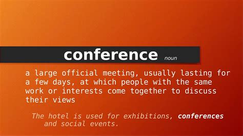 conference definition