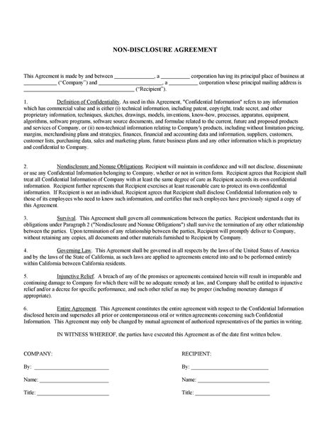 Download Confidentiality Agreement And Agency Disclosure Form 