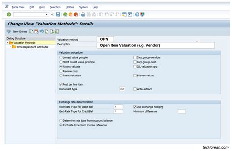 configuration document of foreign currency valuation in sap