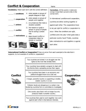 Conflict And Cooperation Global Issues Lesson Plan Icivics Conflict And Cooperation Worksheet Answers - Conflict And Cooperation Worksheet Answers