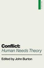 Conflict Human Needs Theory Springer