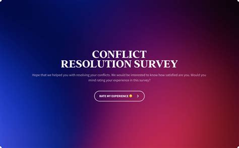 Read Conflict Resolution Survey 