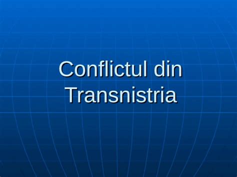 conflictul din transnistria powerpoint