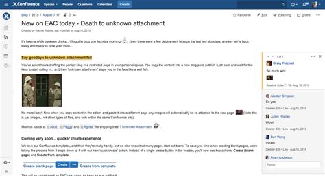 confluence blog post examples Confluence k15t Tips Blogging