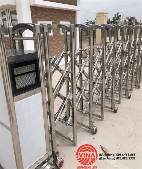 Báo Giá Cổng Xếp Inox 304, 201, Nhôm điện tự động trượt giá rẻ