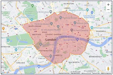 Congestion Zone Map