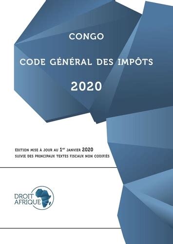 Congo Code General Des Impots 2017