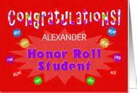 Congratulations Honor Roll Message