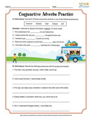 Conjunctive Adverbs Worksheet   Conjunctive Adverbs Skillsworkshop - Conjunctive Adverbs Worksheet