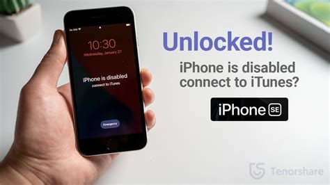 connect to itunes when iphone is disabled