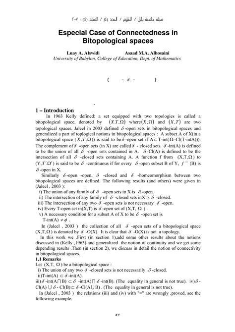 Download Connectedness In Bitopological Spaces 