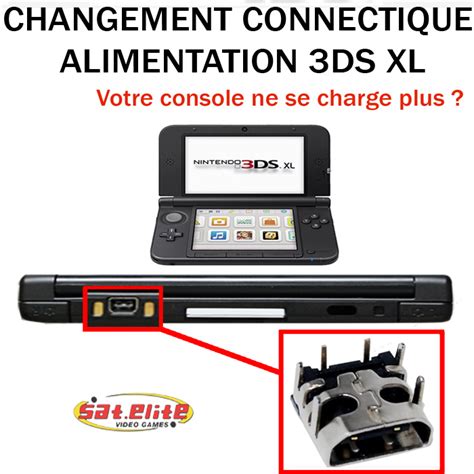 Connecteur De Charge Nintendo 3ds Xl   Réparation Connecteur De Charge Nintendo 3ds Xl - Connecteur De Charge Nintendo 3ds Xl