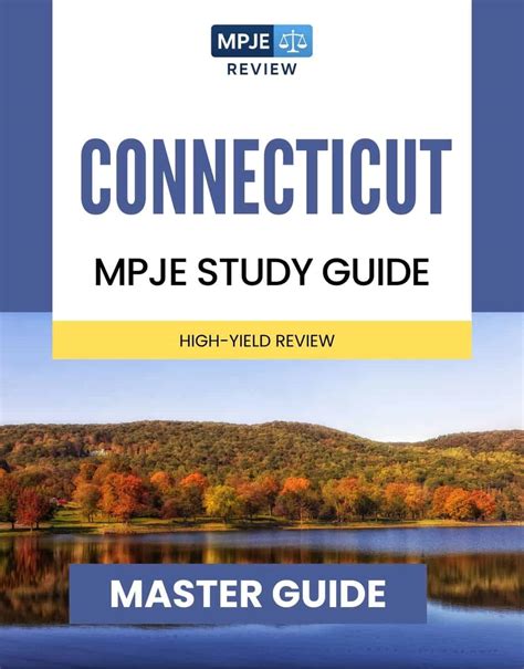 Connecticut Mpje Study Guide