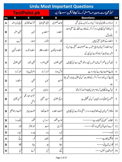 connection points Urdu