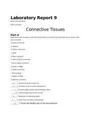 Read Online Connective Tissues Laboratory Report 9 Answer Key 