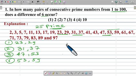 Consecutive Prime Numbers