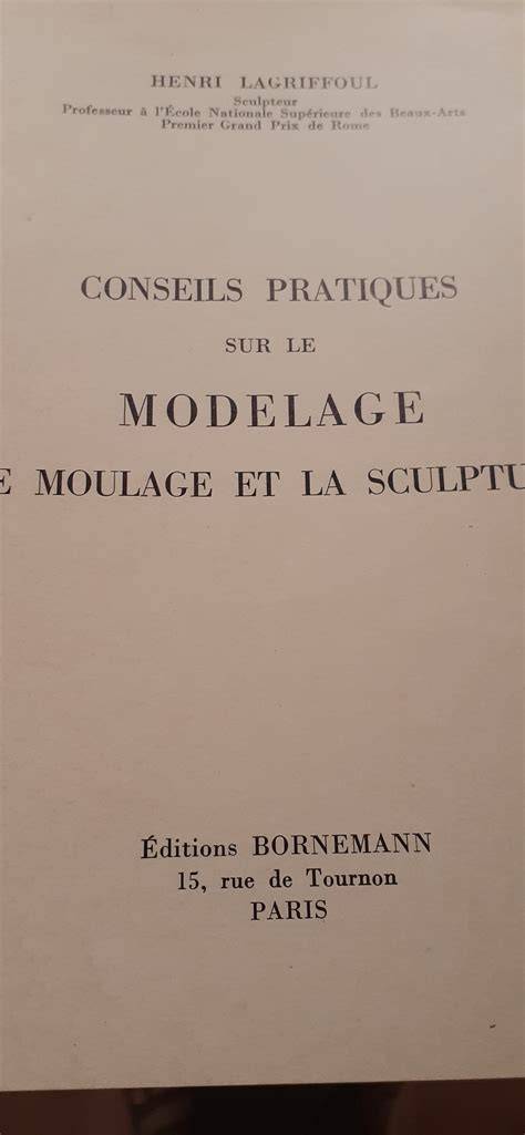 conseils pratiques sur le modelage le moulage et