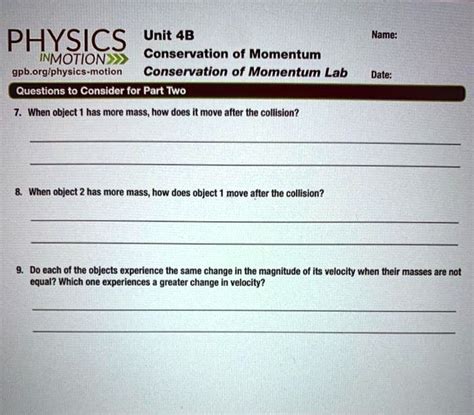 Read Online Conservation Of Momentum Experiment 14 Answers 