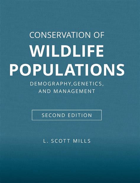 Download Conservation Of Wildlife Populations Demography Genetics And Management 