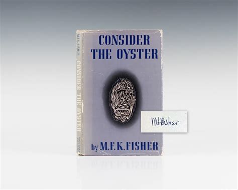 Full Download Consider The Oyster Mfk Fisher 