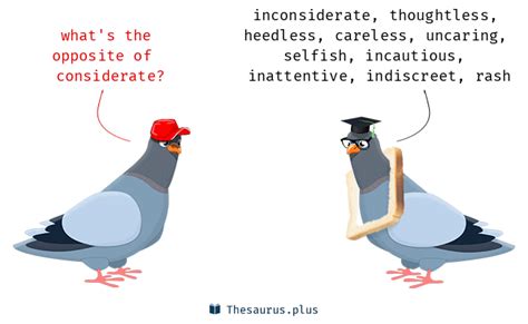 Considerate Antonym