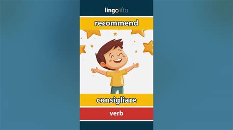 Consigliare In Inglese
