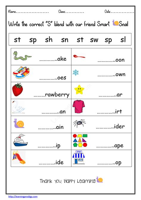 Consonant Sounds S Blend Worksheet For Grade 1 Consonant Blends Worksheet Grade 1 - Consonant Blends Worksheet Grade 1