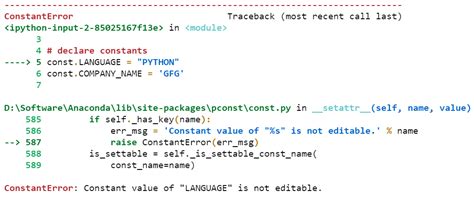 Const In Python