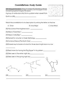 Constellations 4th Grade Teaching Resources Tpt Constellation 4th Grade Science Worksheet - Constellation 4th Grade Science Worksheet