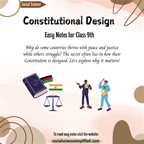 Constitutional Design Class 9th