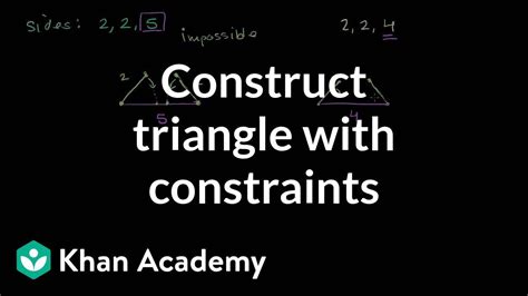 Construct A Triangle With Constraints Video Khan Academy 7th Grade Triangles - 7th Grade Triangles