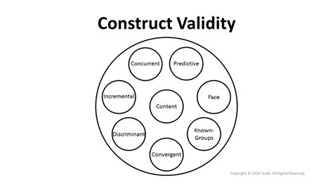 Construct Validity Statistics