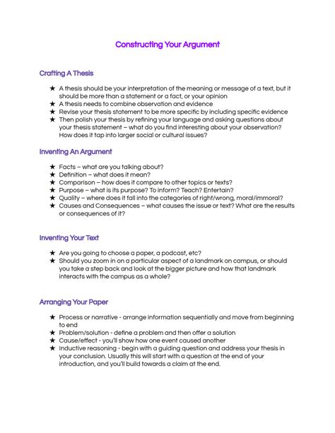 Read Online Constructing An Argument Paper 
