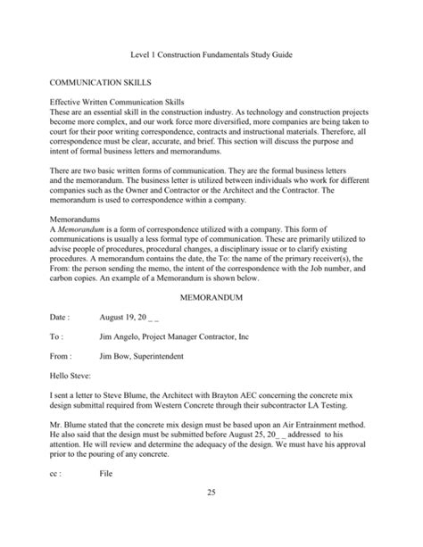 Construction Fundamentals Study Guide