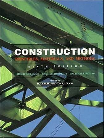Construction Principles Materials And Methods Download