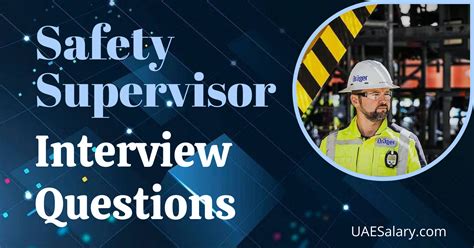 Construction Safety Supervisor Interview Questions And Answers