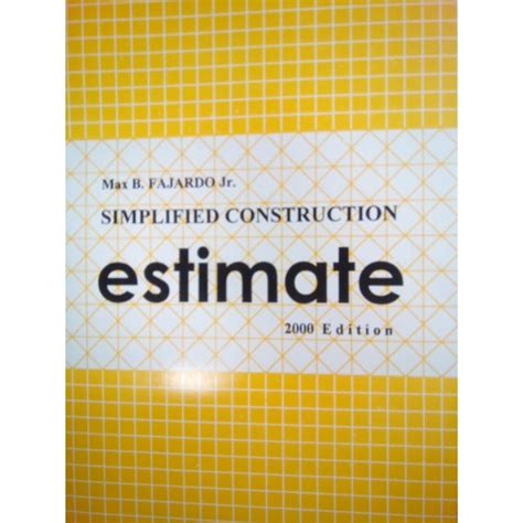 Read Construction Estimates By Max Fajardo Pdf Free Download 