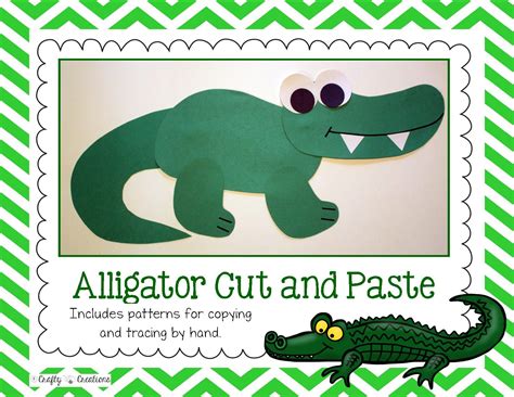 Read Construction Paper Alligator Template 