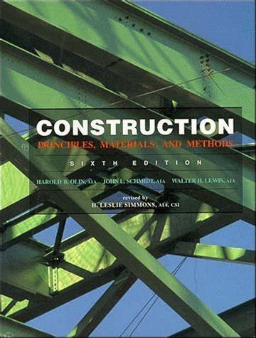 Download Construction Principles Materials And Methods 6Th Edition 