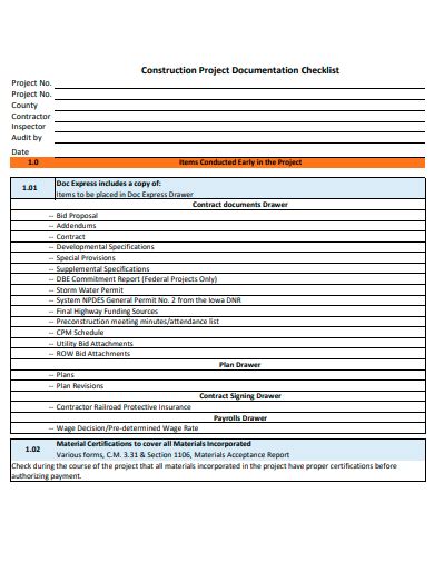 Read Construction Project Documentation 