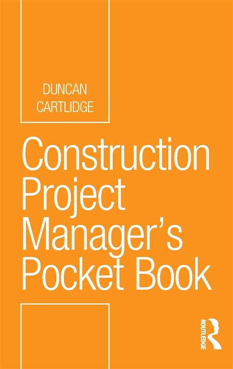 Read Online Construction Project Managers Pocket Book Routledge Pocket 