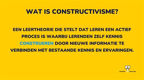 constructivistisch leren