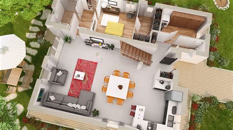 Construire Maison 3d   Créer Un Plan 3d Leroy Merlin Studio - Construire Maison 3d
