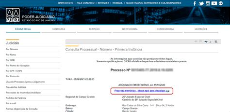 Consultar Processo Tjrj