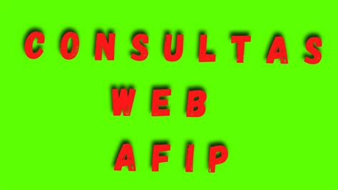 Consultas Web Afip