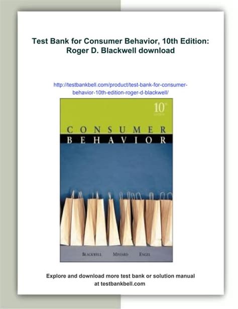 Consumer Behavior Blackwell 10th Edition Fulhamore